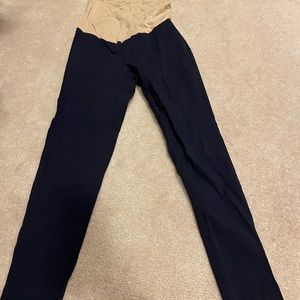 Navy motherhood maternity dress pants